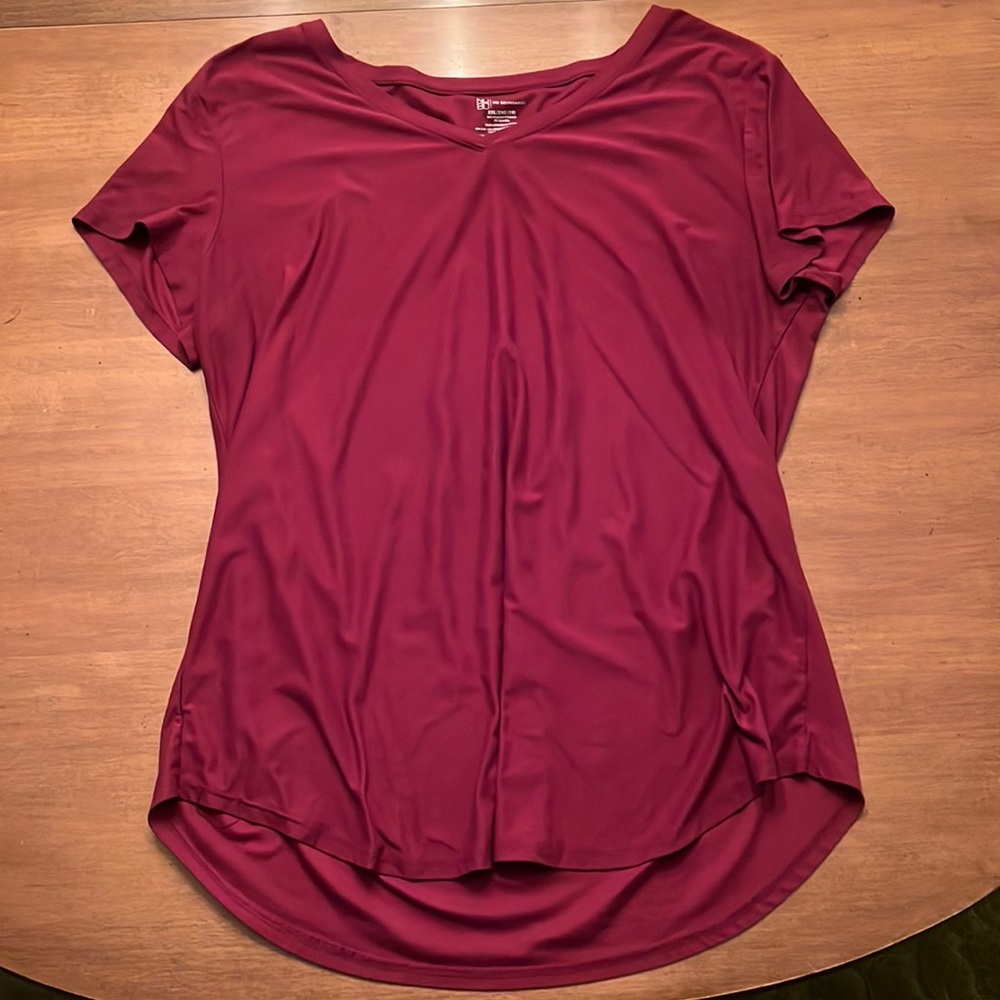 SO COMFY - burgundy tshirt